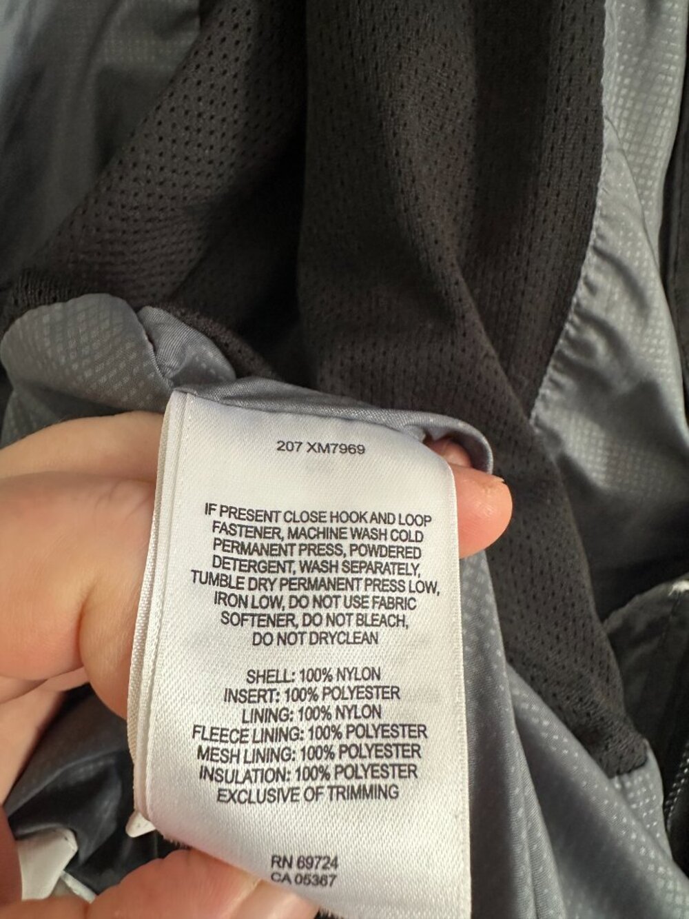 Columbia Interchange Shell Jacket Men’s L Gray Black Hooded Outdoor Windbreaker - Picture 7 of 7